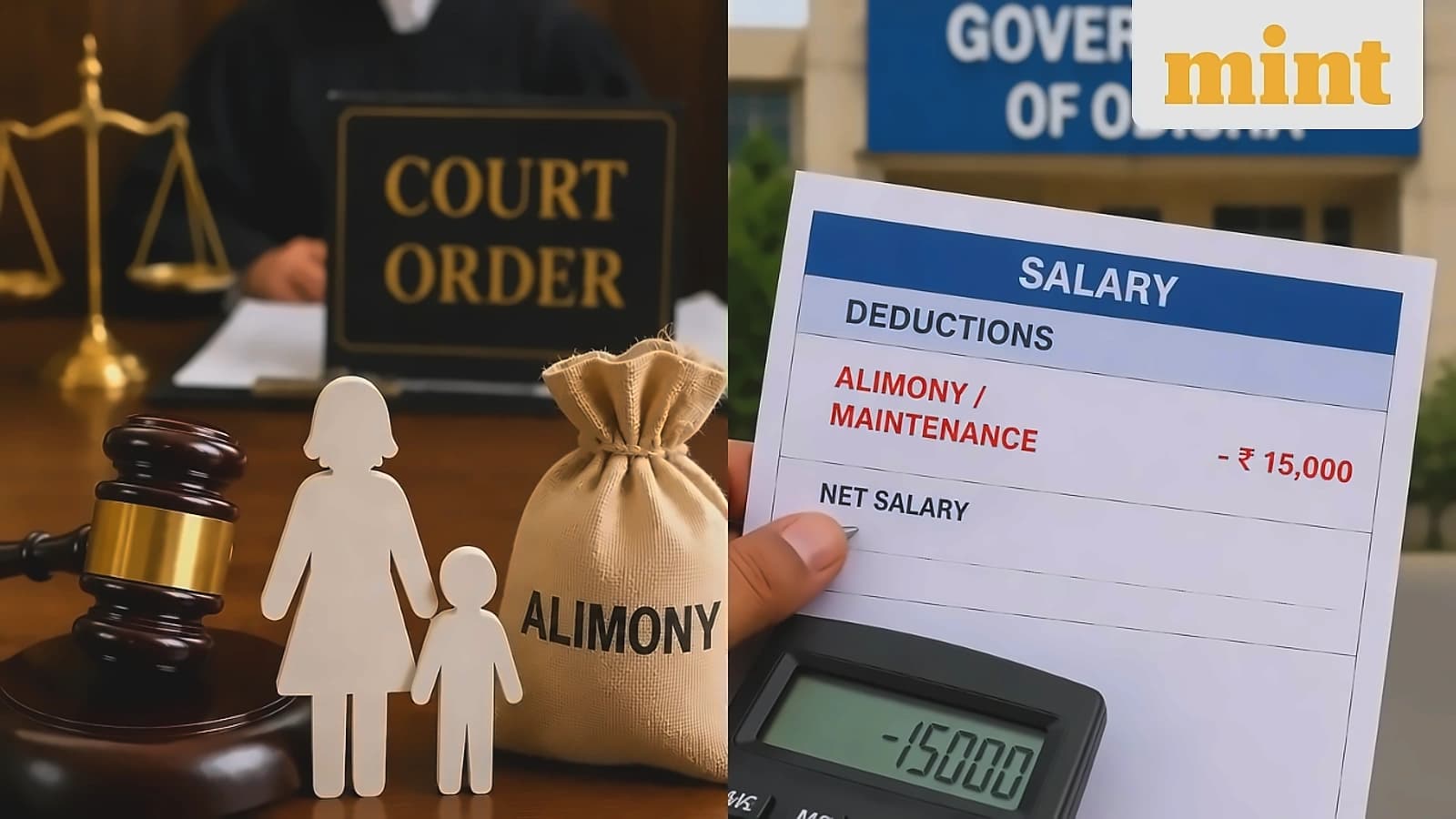 Odisha orders salary deductions for unpaid alimony payments