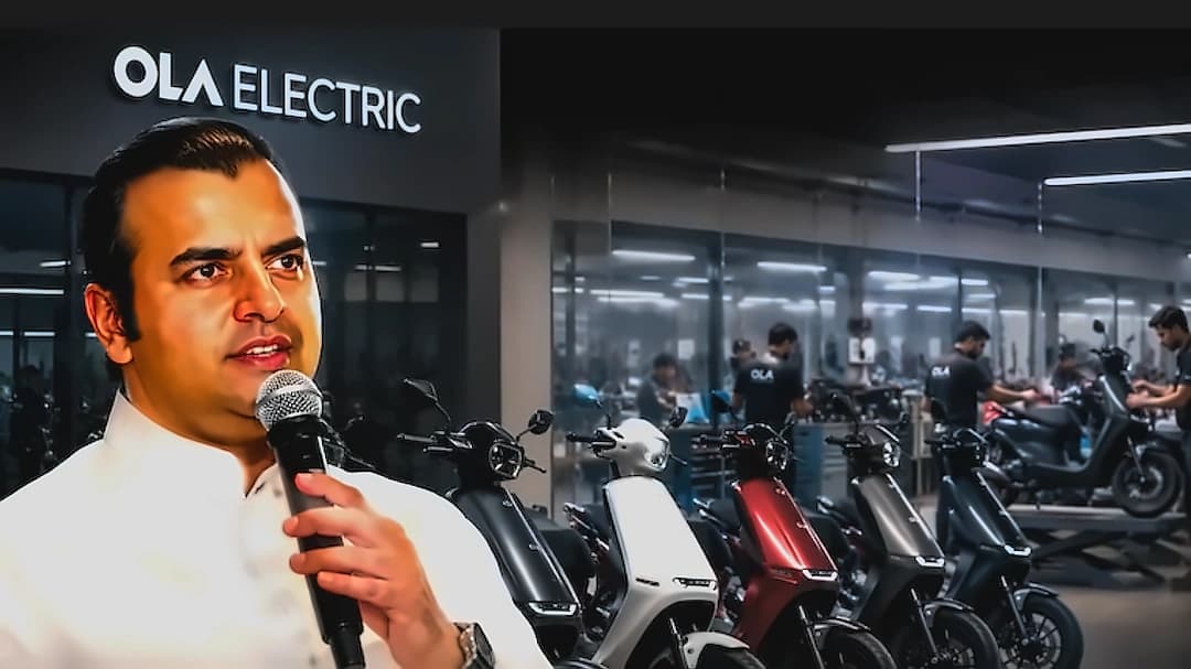 Ola Electric Q4 Revenue Drops 57% to ₹265 Cr, Stock Falls 4%