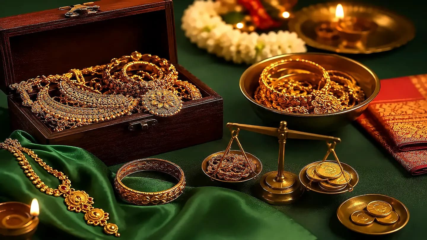 Gold prices drop ₹7,270/10g amid rupee rally, boosting festive demand