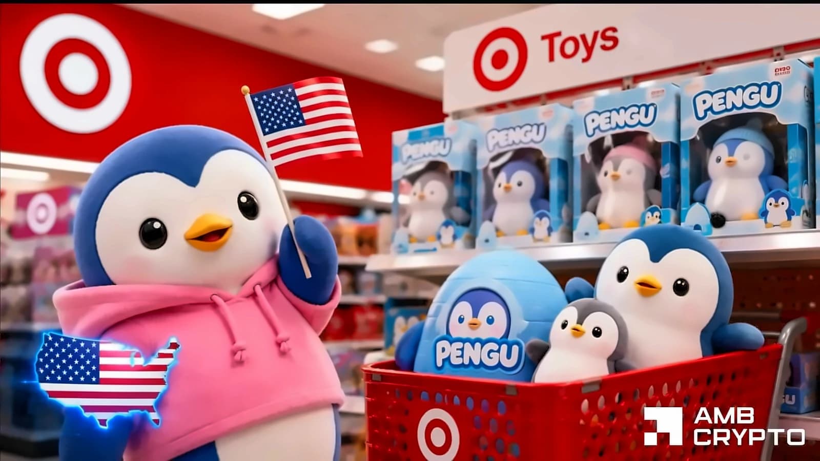 PENGU Plushies Launch on Target Shelves Despite Bearish Market
