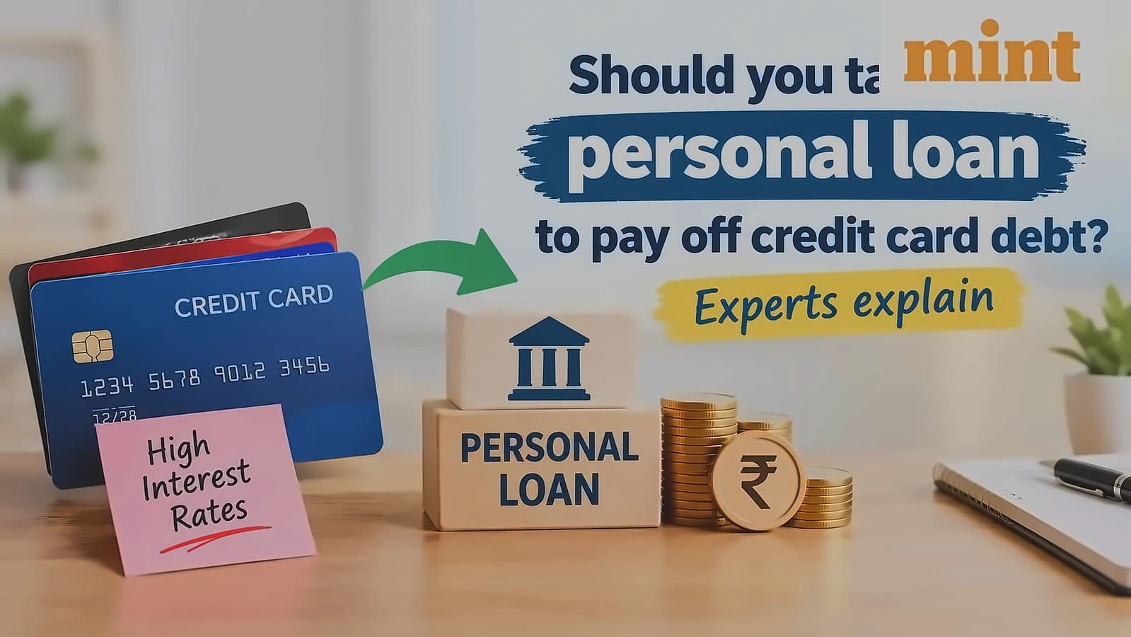 Personal loans vs credit cards: Debt consolidation guide