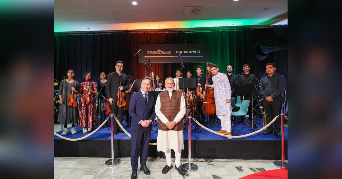 PM Modi meets Kristersson in Sweden for trade, tech talks