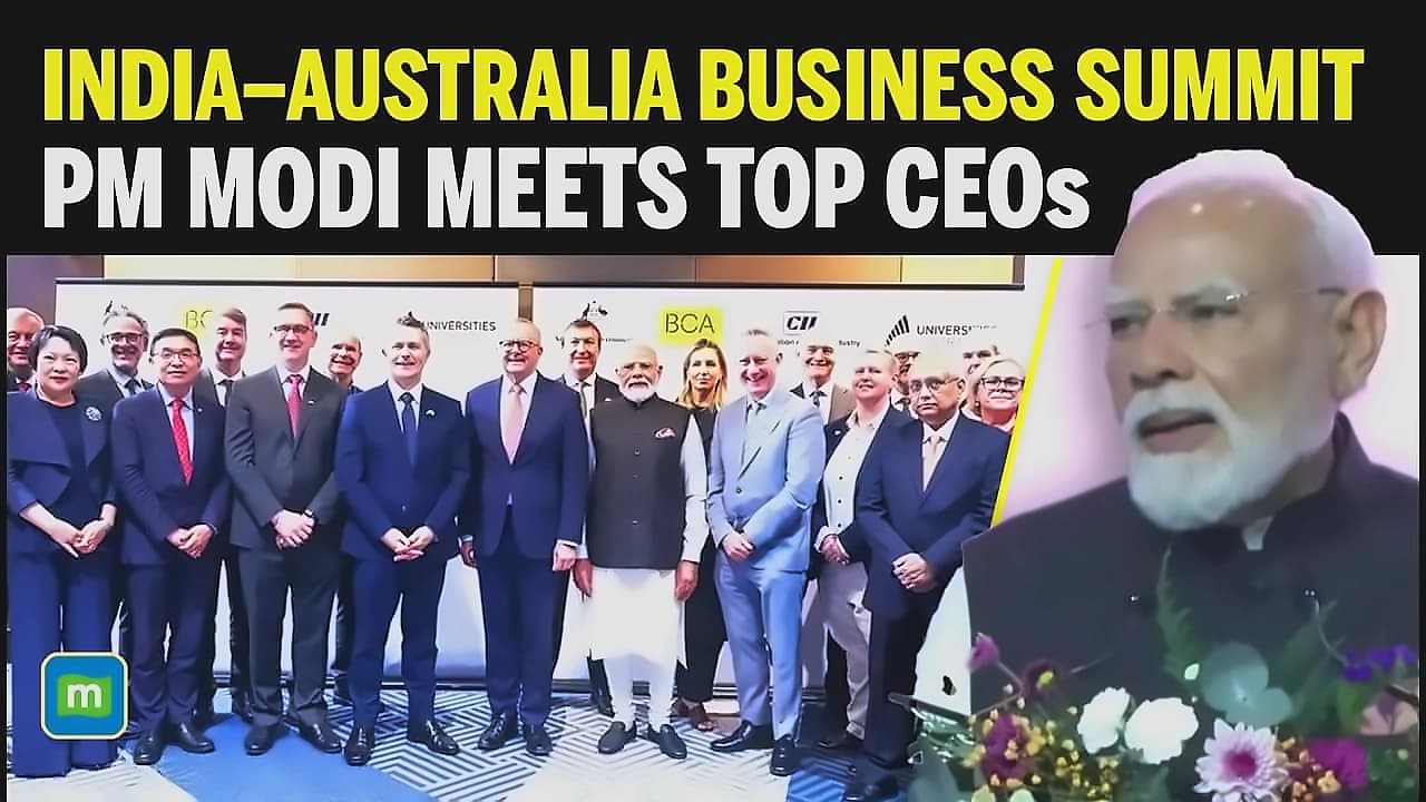 PM Modi Highlights India's Growth at Australia-India CEO Forum
