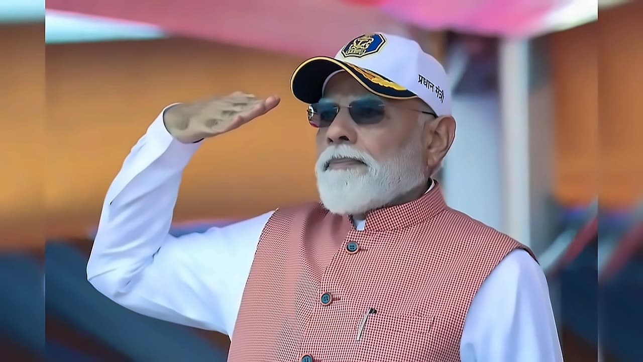PM Modi commissions 3 indigenous naval ships in Kolkata on Paschimbanga Divas