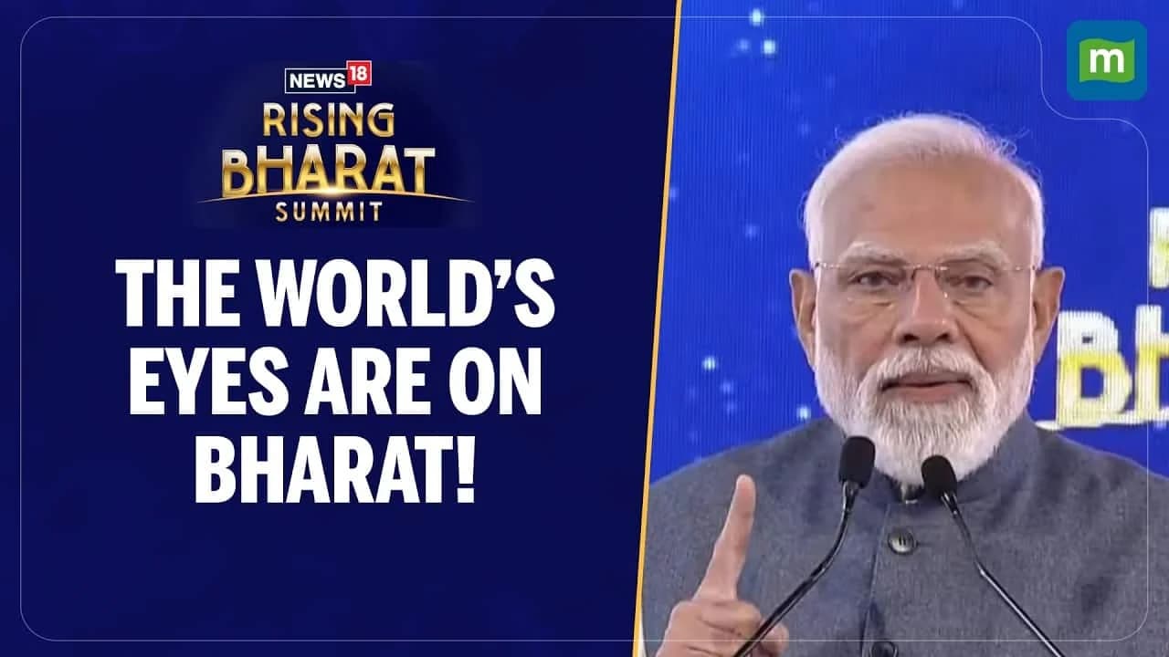 PM Modi Highlights India's Tech Rise at Rising Bharat Summit