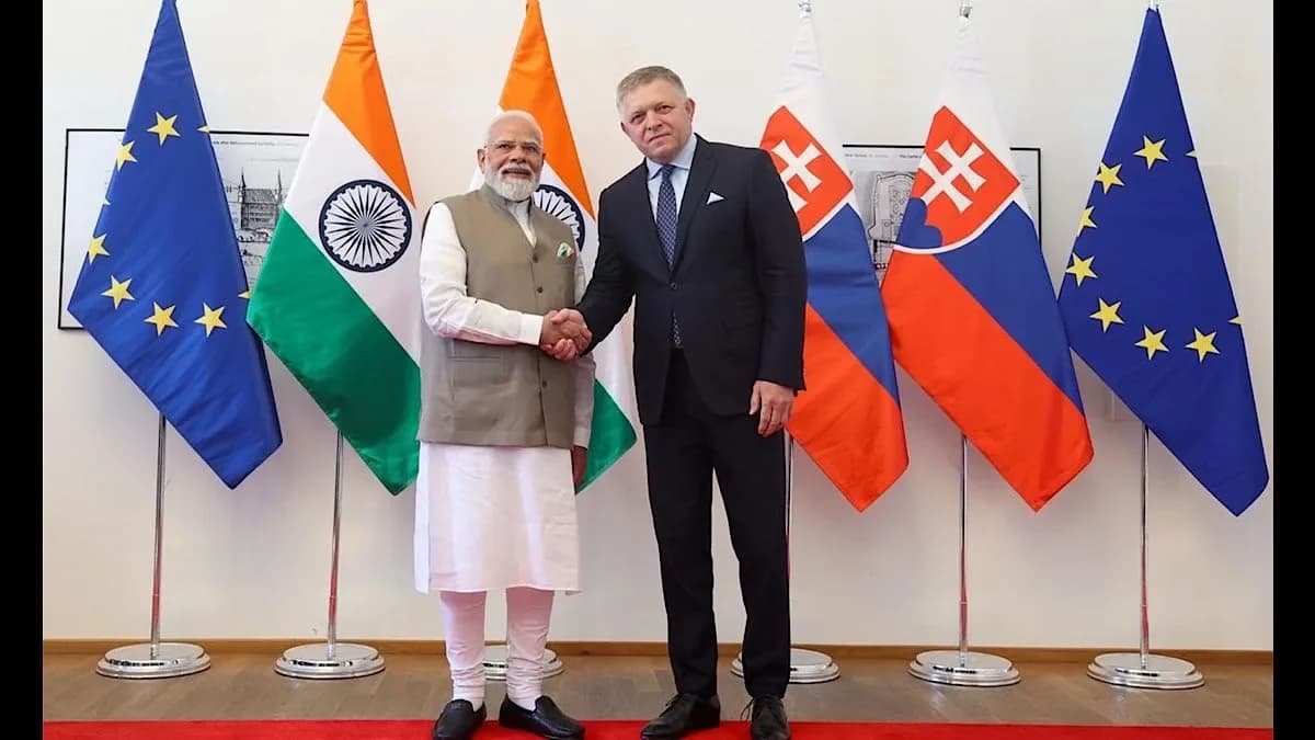 PM Modi courts Slovak investment, showcases India's growth story