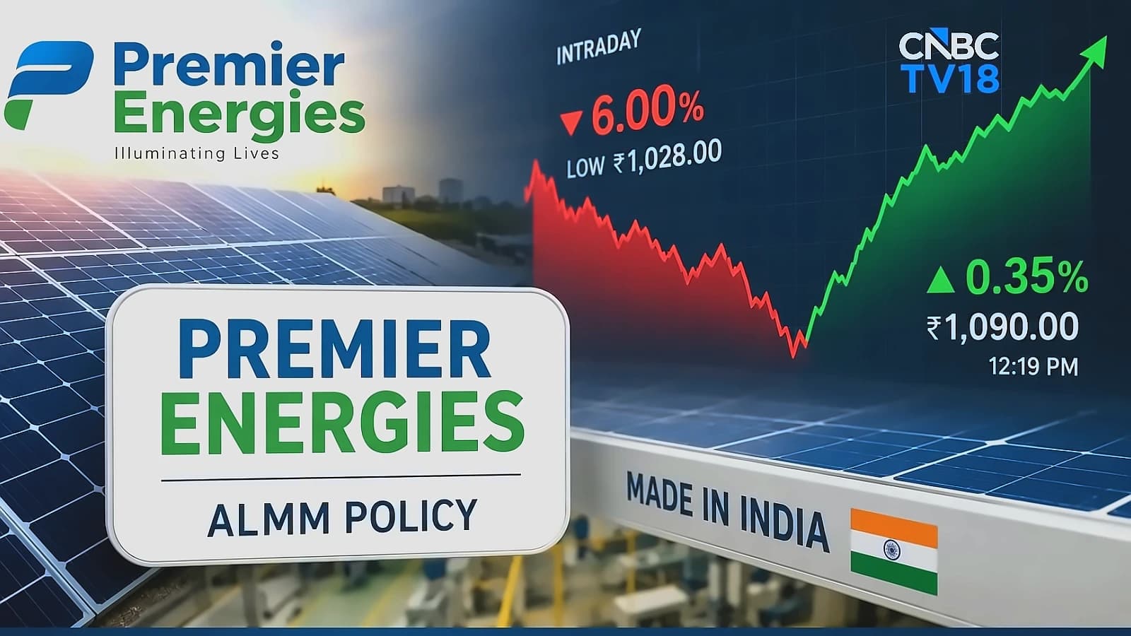 Premier Energies shares fall 7% in three days after ALMM extension