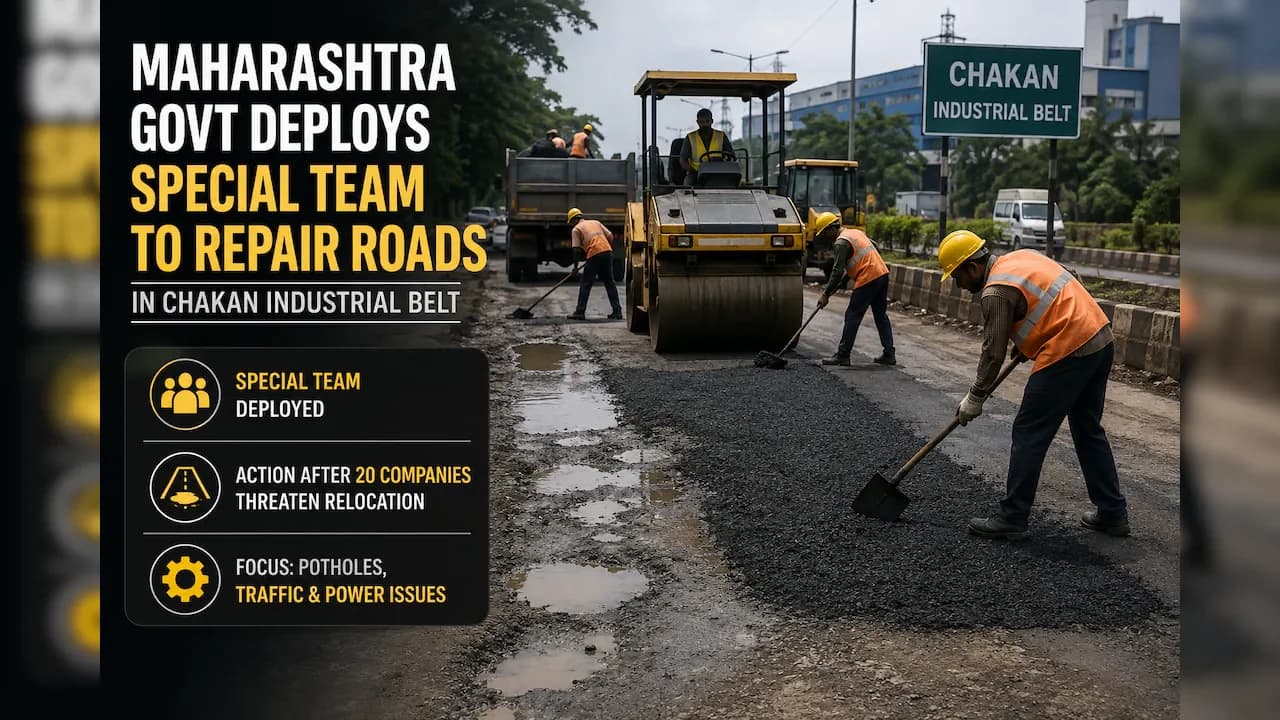Pune Chakan Industry Faces Exodus Risk Over Pothole Crisis
