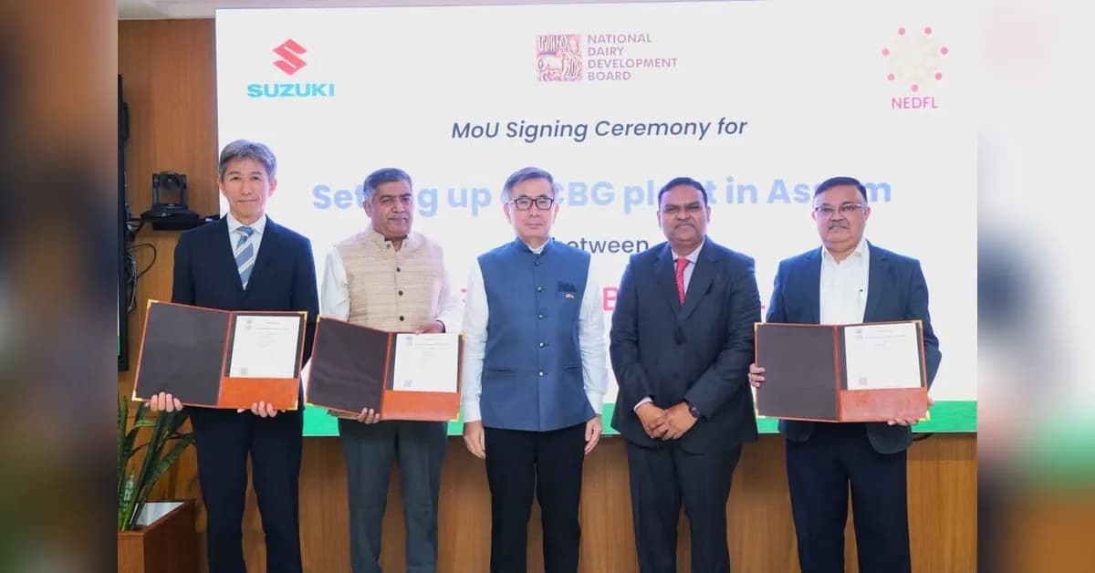 Japan, Purabi Dairy launch Assam's first biogas plant