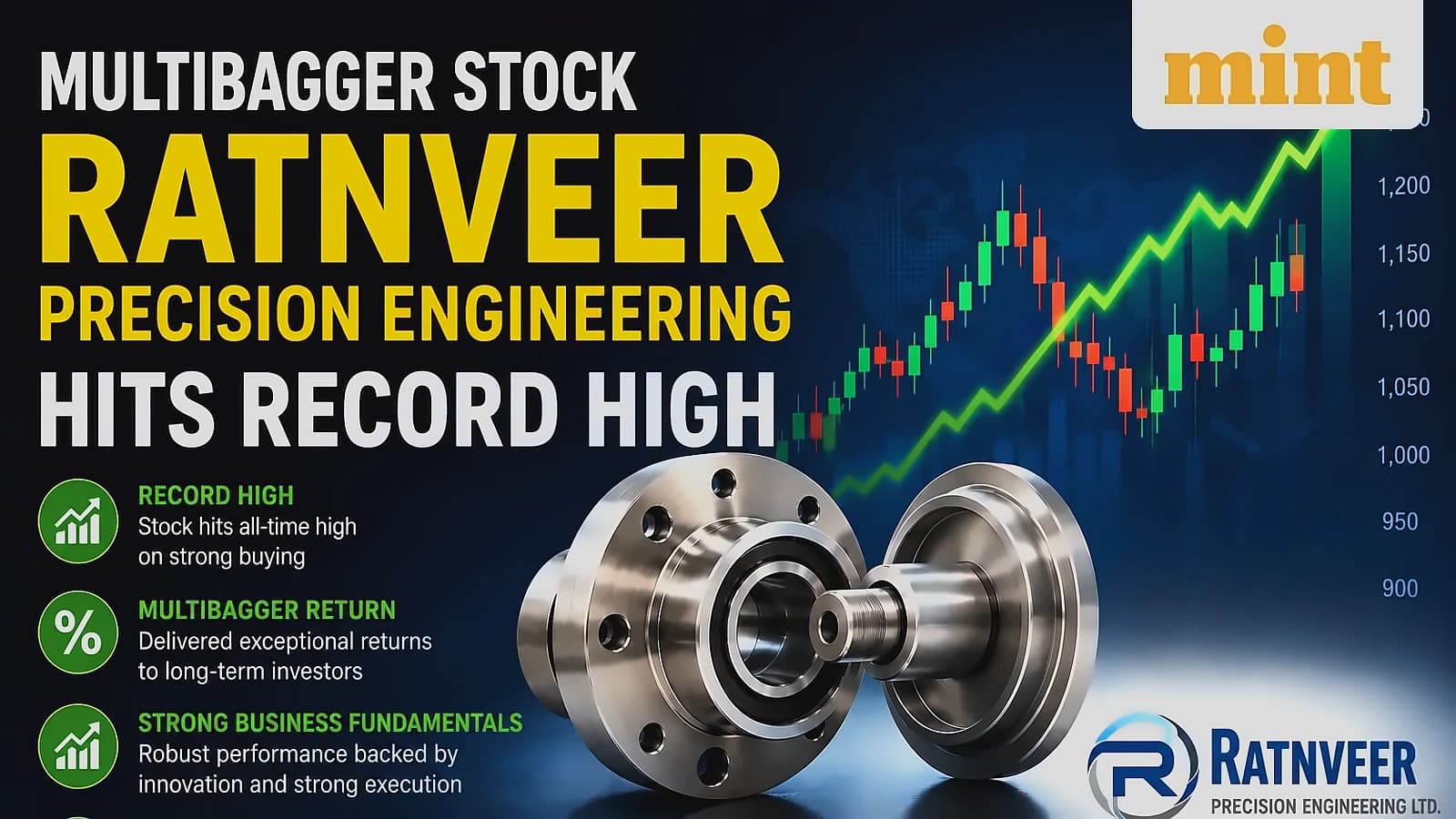 Ratnaveer Precision hits record ₹314.90 high ahead of ₹329.99 cr rights issue