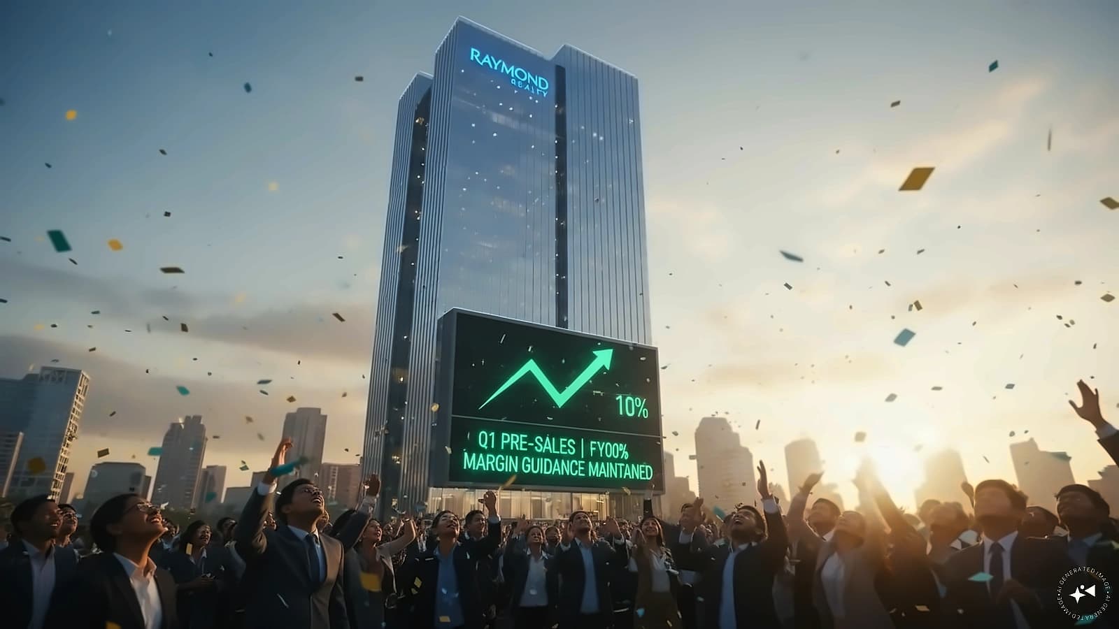 Raymond Realty surges 7.59% on strong Q1 pre-sales jump