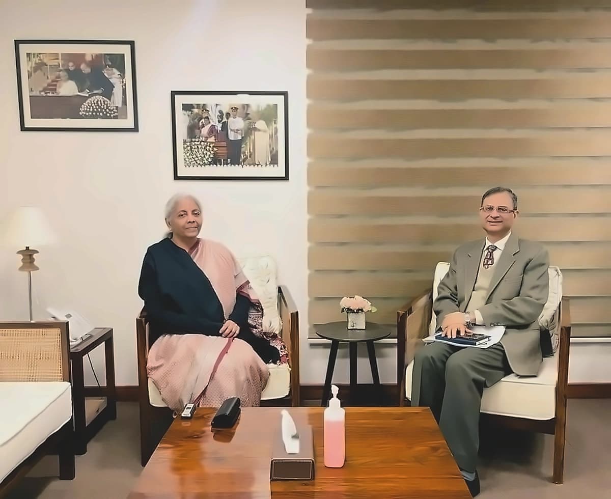 RBI Governor Meets FM Sitharaman as CEA Predicts Food Inflation Ease