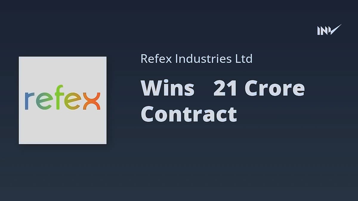 Refex Industries secures ₹21.15 cr ash transportation order