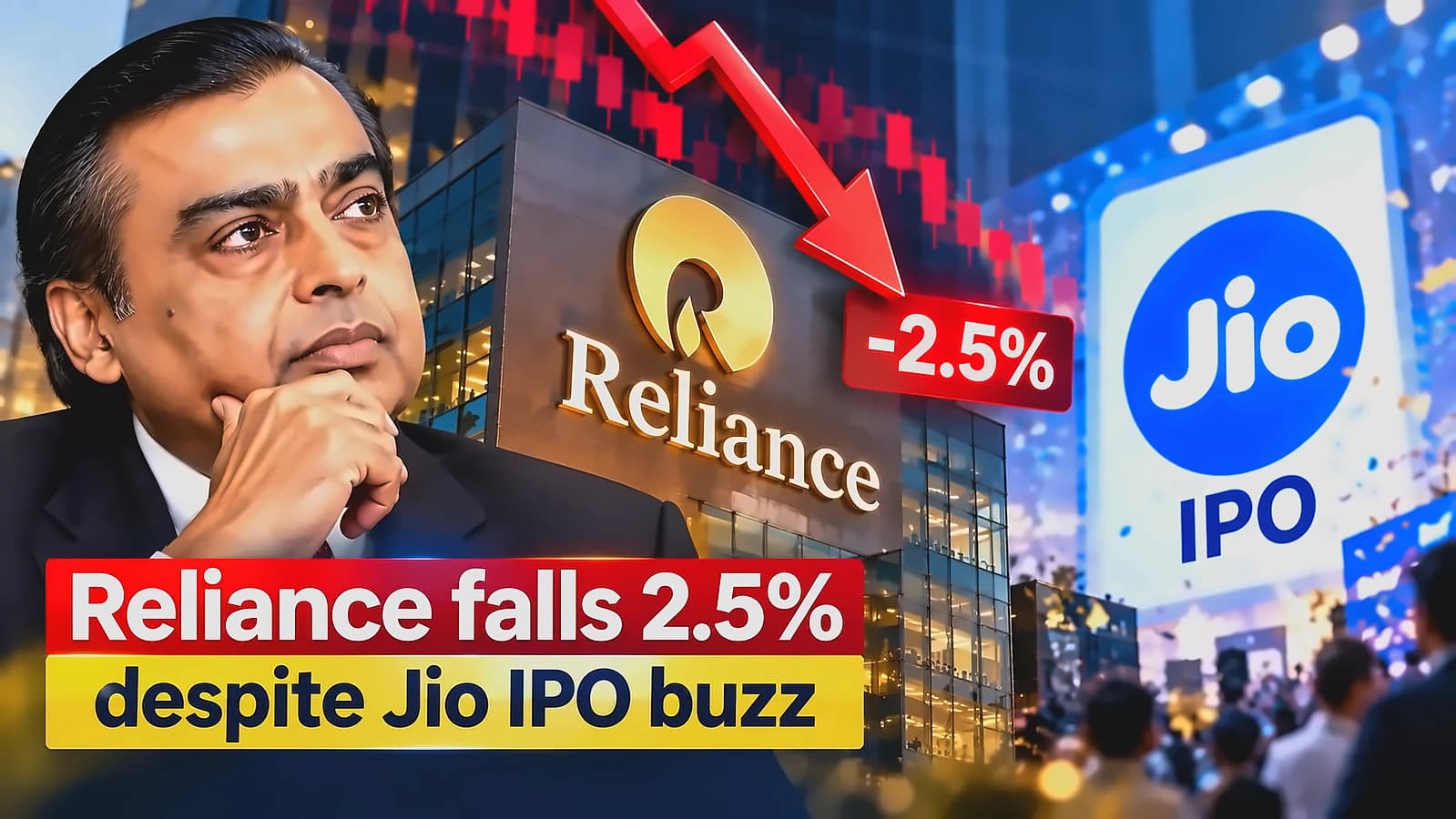 Reliance Industries shares rise 3% as Jio IPO faces scrutiny over debt