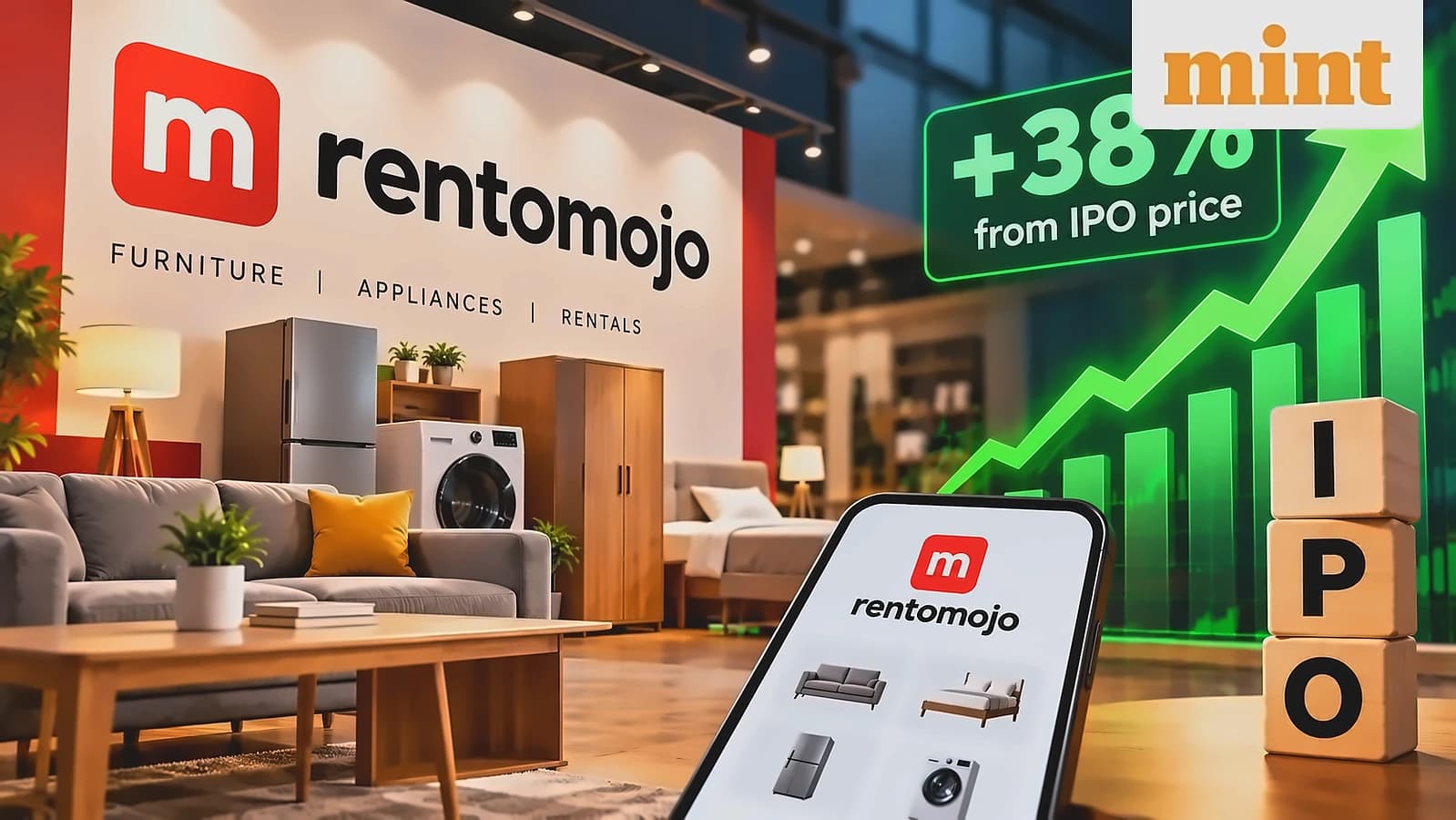 Rentomojo shares down 2% despite strong Q1 results with 51% revenue growth