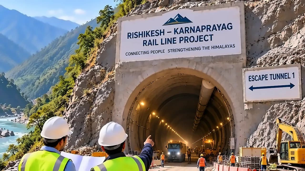Rishikesh-Karnprayag railway line hits 41 tunnel breakthroughs