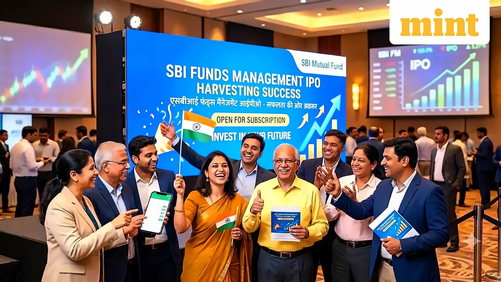 SBI Funds Management IPO allotment today - Check status here