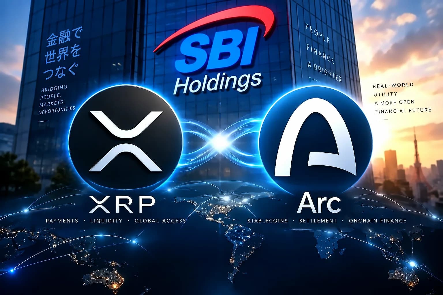 SBI's Dual-Rail Strategy: Validates Both Ripple XRP and Circle Arc
