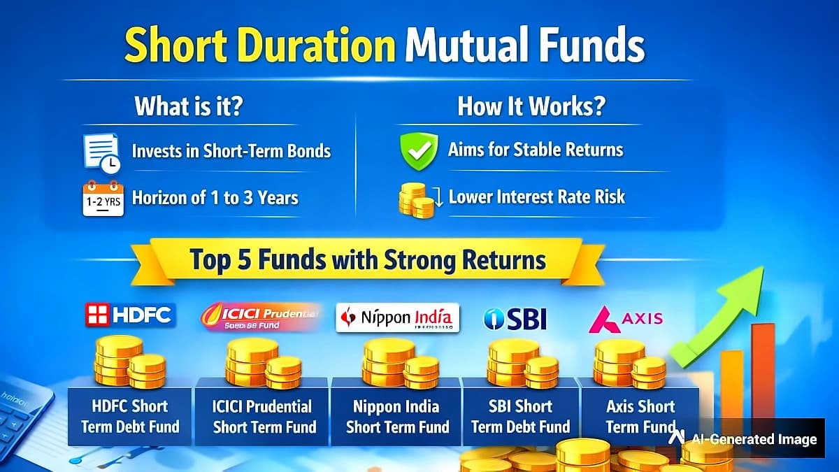 Short Duration Mutual Funds: Top 5 Performers & Investment Guide