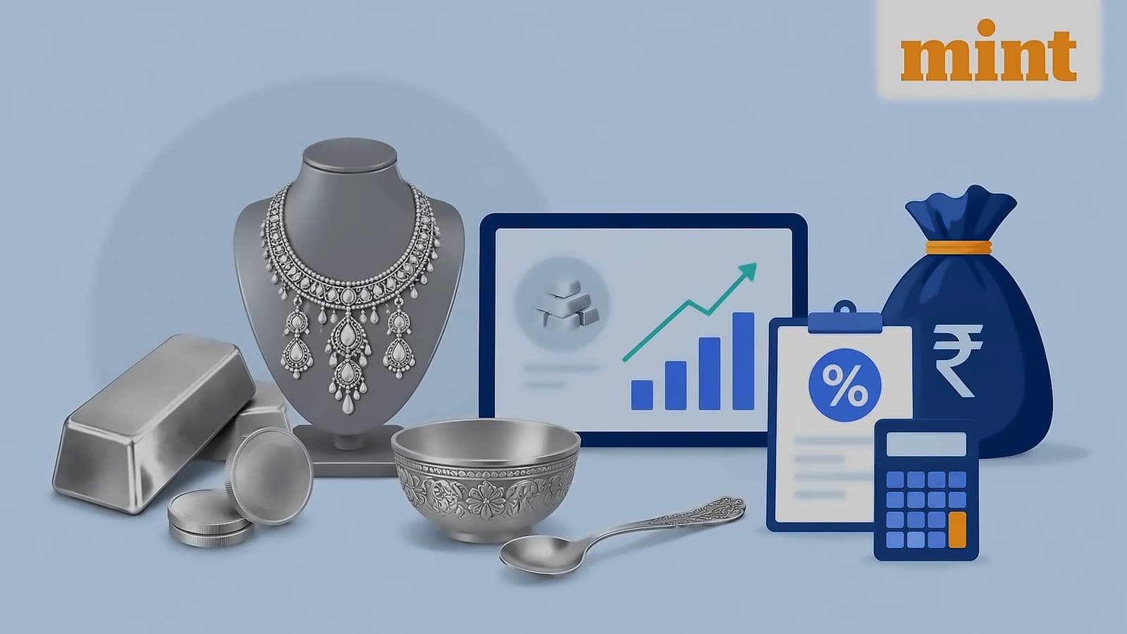 Silver Investment Tax Guide: ETFs, FoFs, Jewellery & Utensils