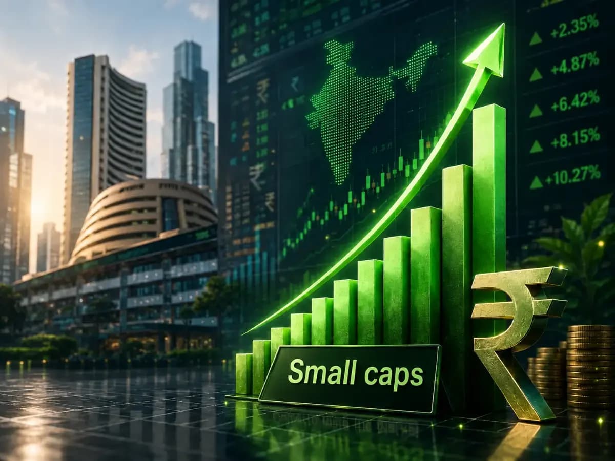 Small-cap stocks extend gains with 3.2% weekly rise amid FII buying