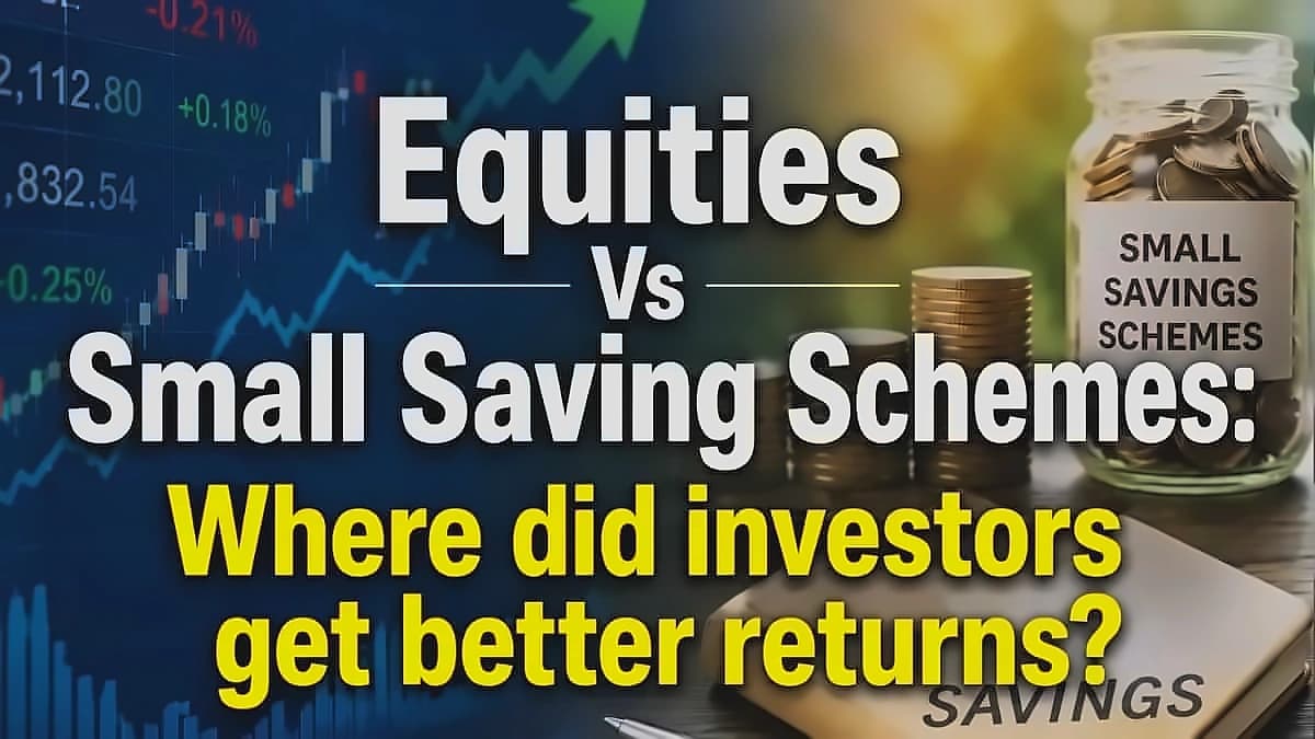 Small Savings Schemes Outperform Equities with 8.2% Returns