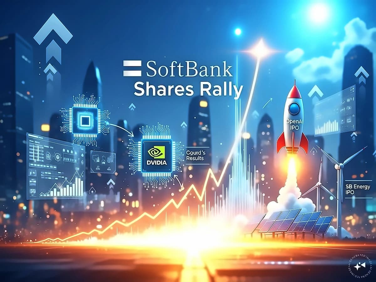 SoftBank shares surge 20% on OpenAI IPO prep, SB Energy plans