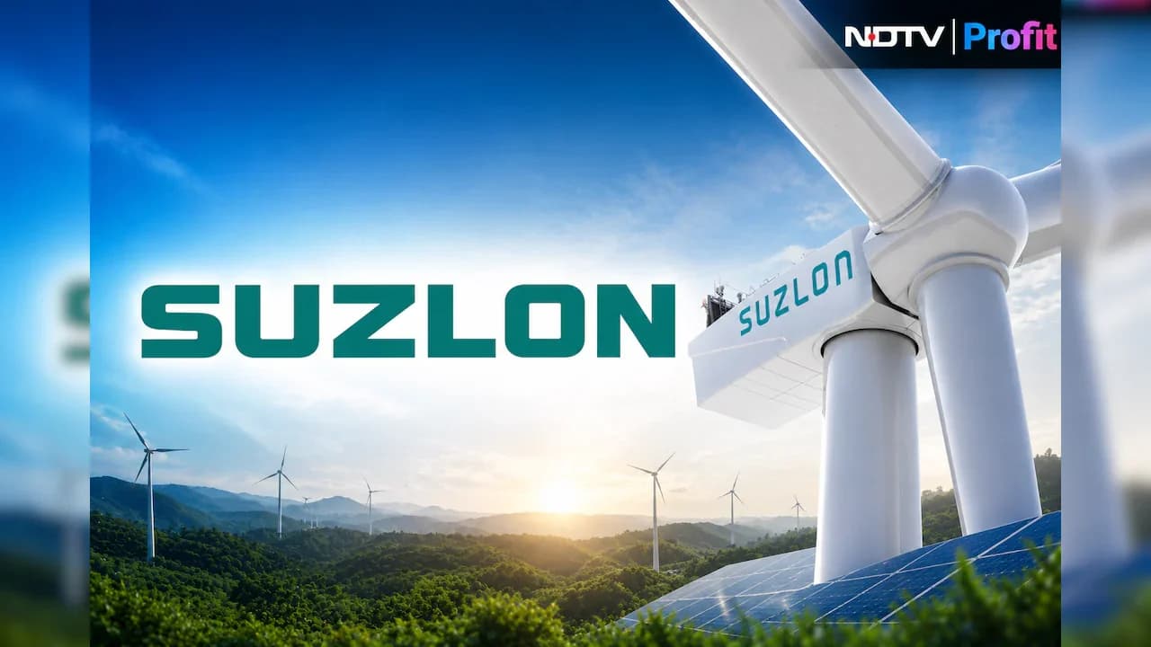 Suzlon Energy Shares Fall 5th Straight Session, Down 17.76% YoY