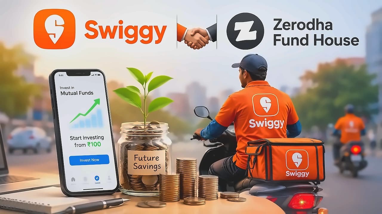 Swiggy Partners Zerodha for Mutual Fund Investments for Delivery Partners