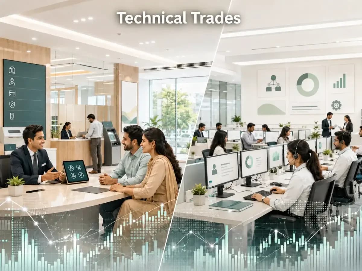 Bank Stock Up 8.3%, Commercial Services Gain 7% - Technical Analysis