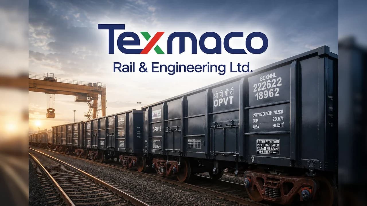 Texmaco Rail Shares Jump 6% on 75% Dividend Declaration