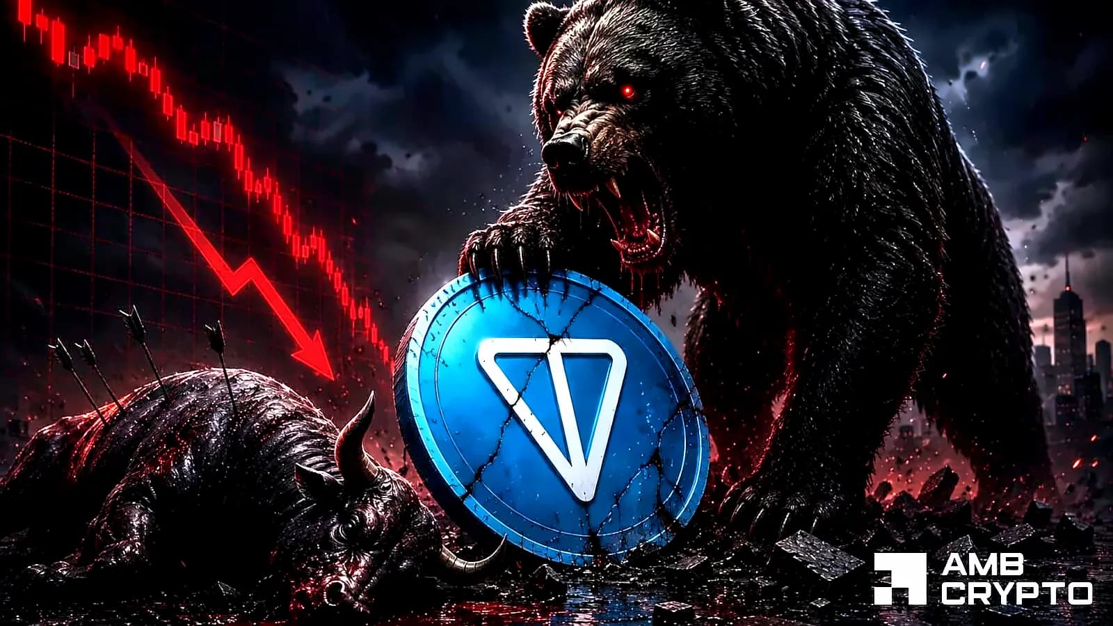 Toncoin Drops to $1.5 Amid Market Panic and Liquidations