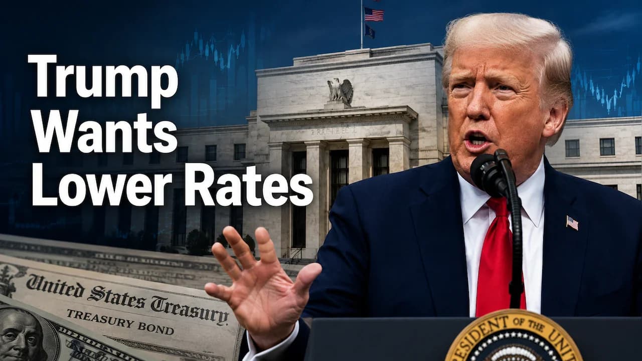 Trump Pushes Fed for Lower Rates as US Debt Hits $39.77 Trillion