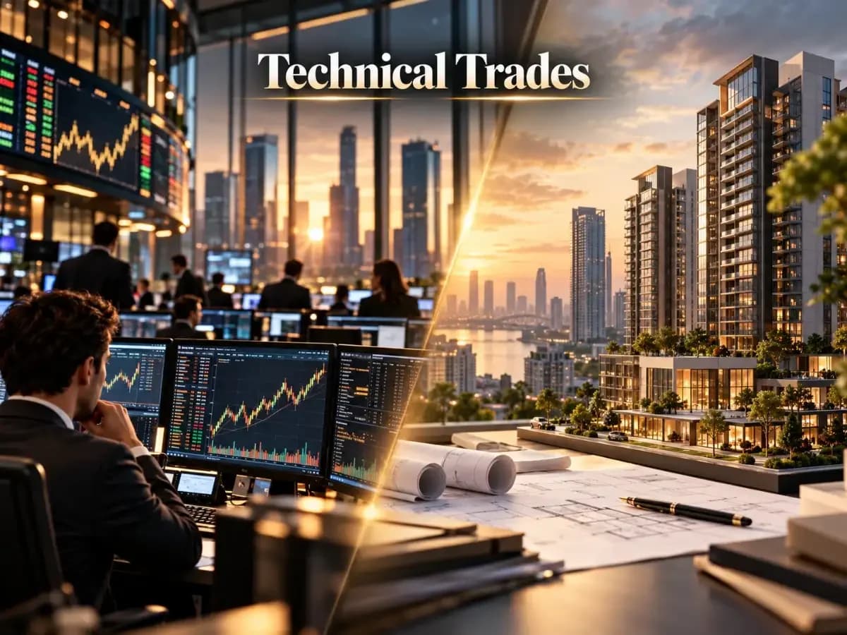 Two Trades for Today: Financial services stock up 7.2%, realty at 6.35%