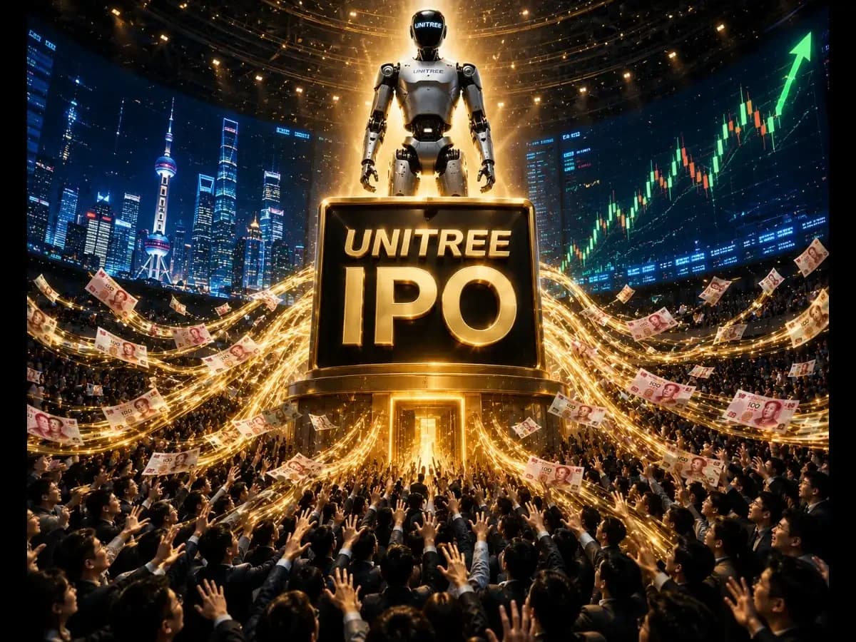 Unitree Robotics Shares Surge 629% in Shanghai Debut