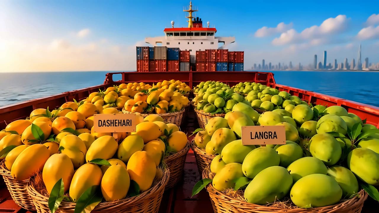 UP Mangoes Make Historic Sea Journey to Dubai After 25 Days