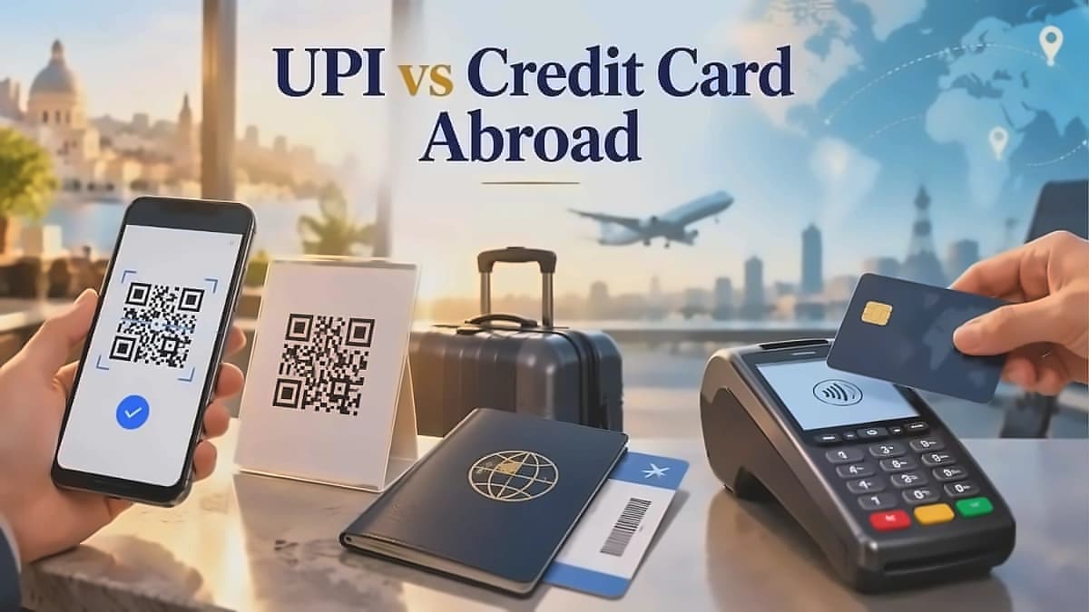 UPI vs Credit Card: Which is cheaper for ₹2 lakh foreign trips?