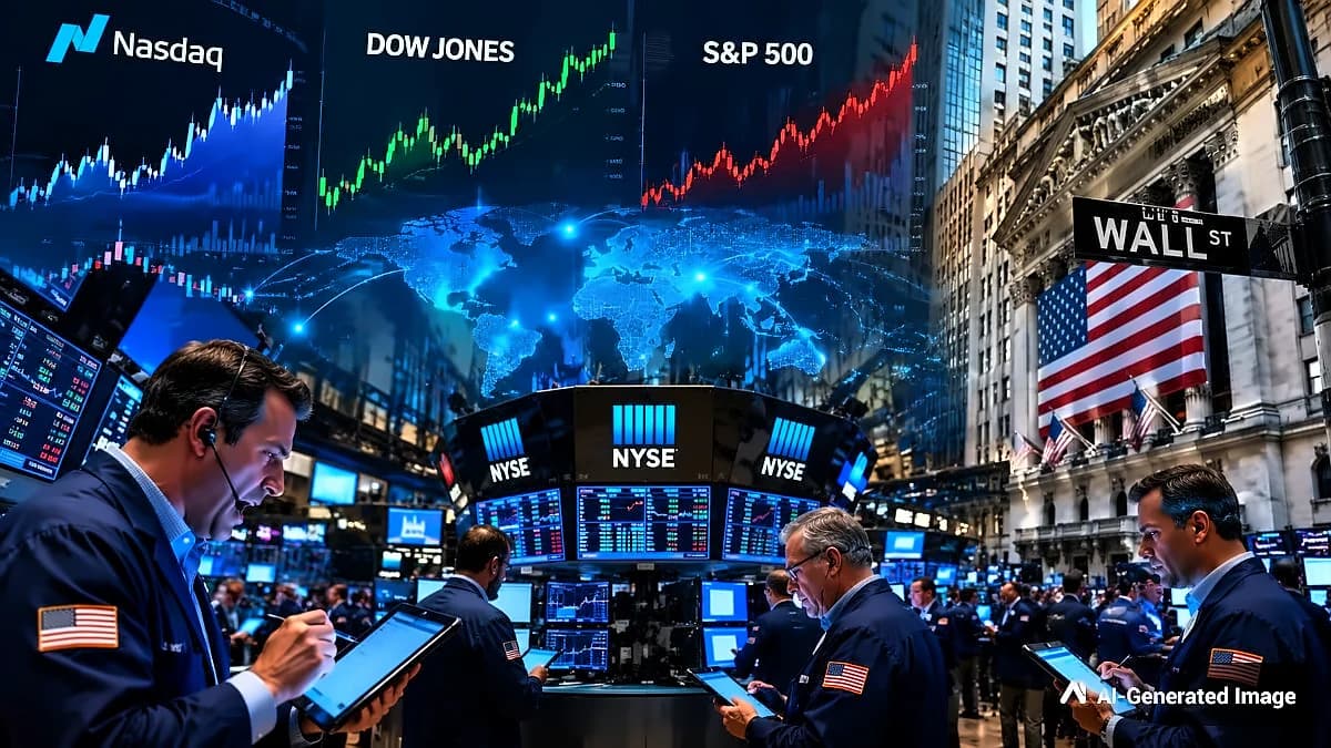 US Markets Mixed as Nasdaq Falls 4th Day; AI Stocks Rebound