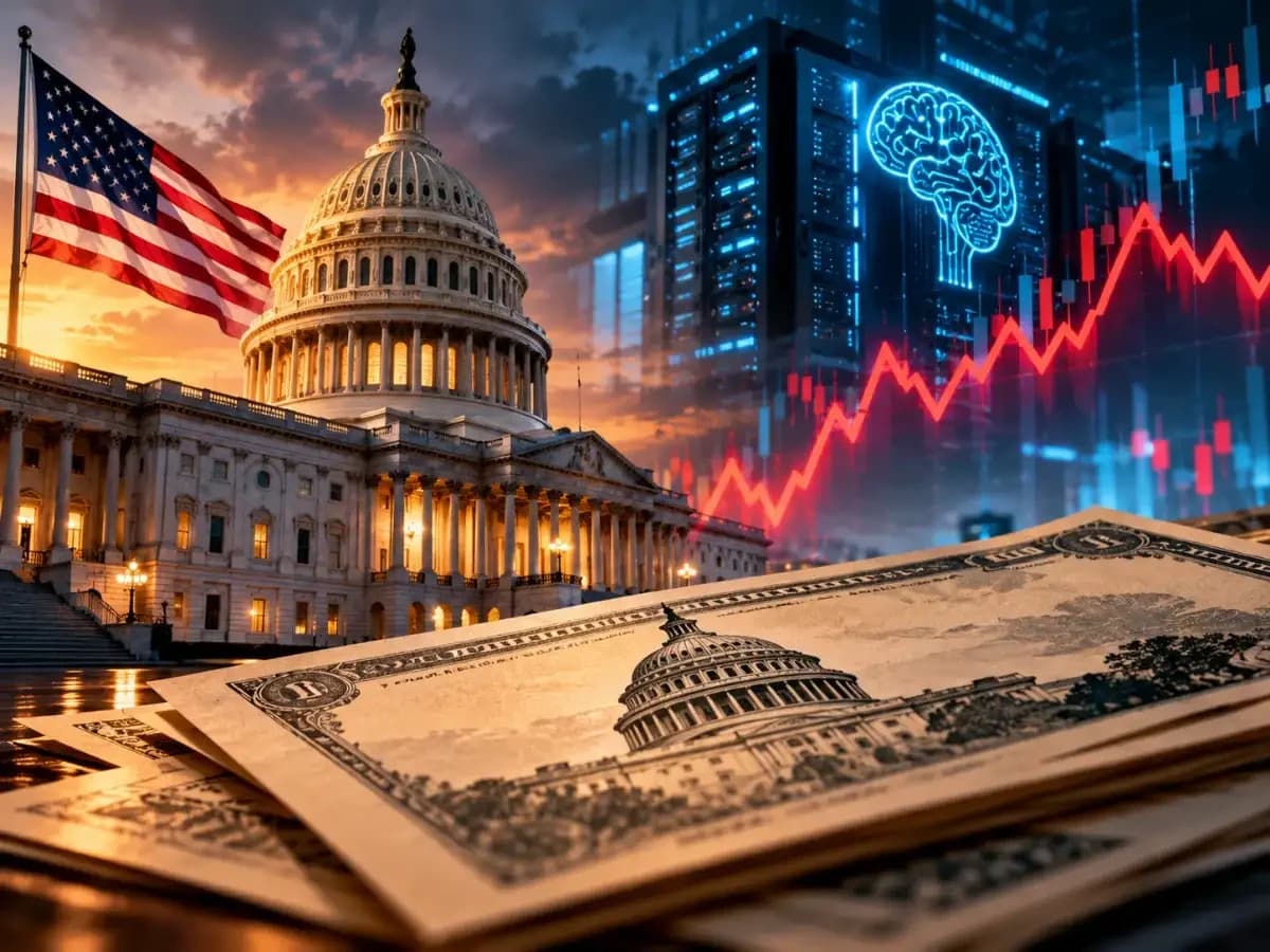 US Treasury yields fall below 5% as AI selloff threatens dollar safe-haven