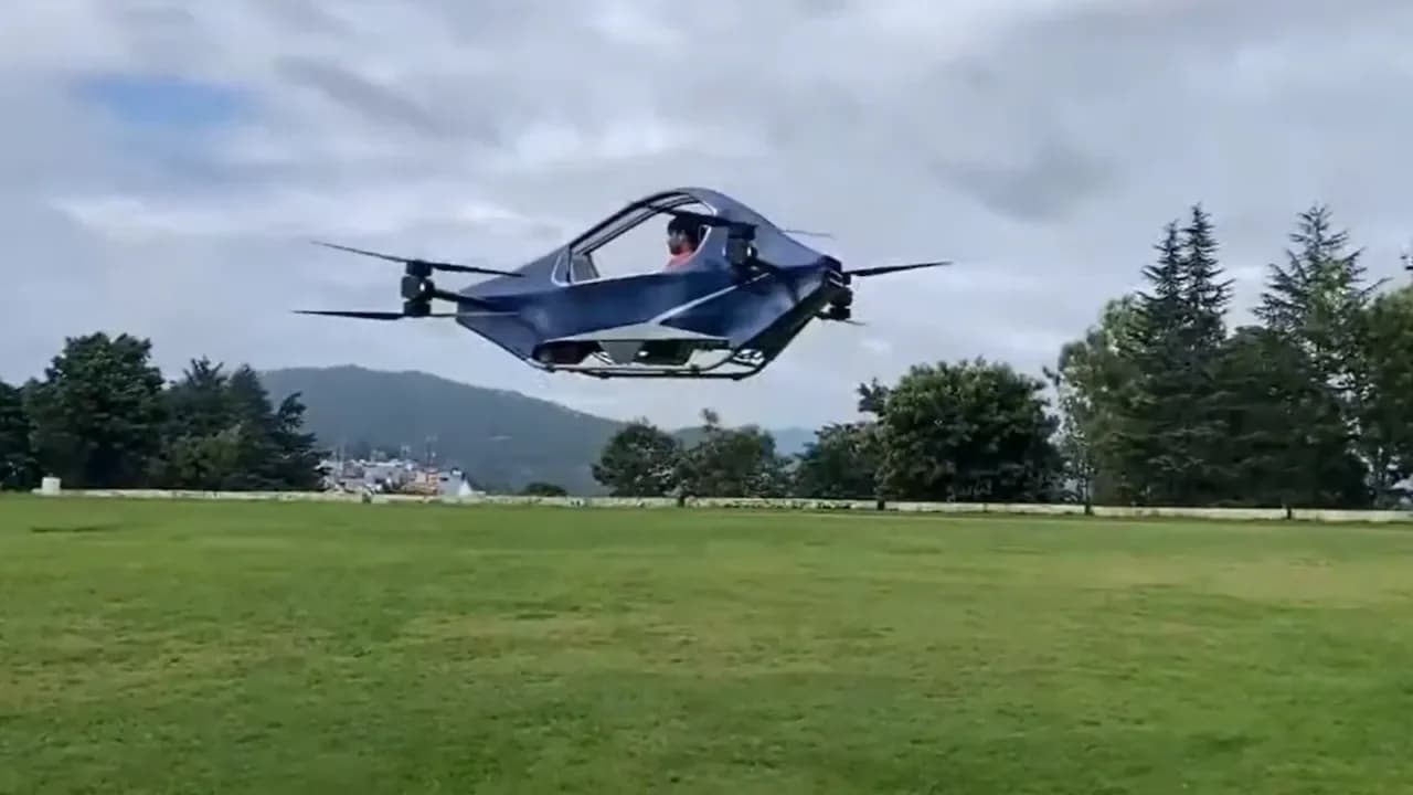 Uttarakhand Innovator Successfully Tests Electric Flying Car Prototype
