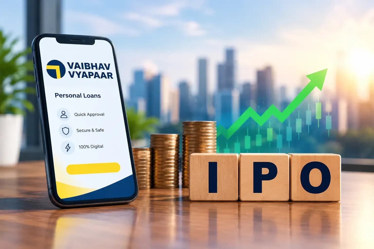 Vaibhav Vyapaar lists on NSE SME today with 6% GMP