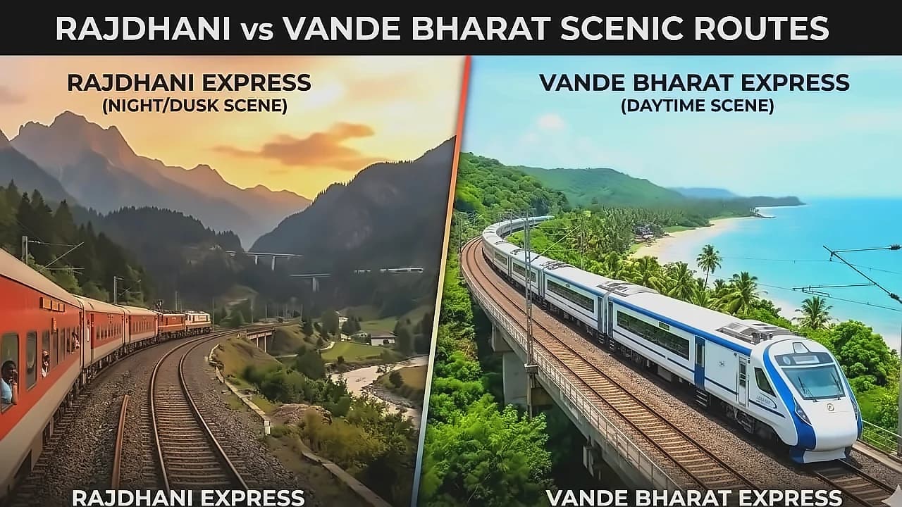 Vande Bharat vs Rajdhani: Expert Analysis of Scenic Rail Routes