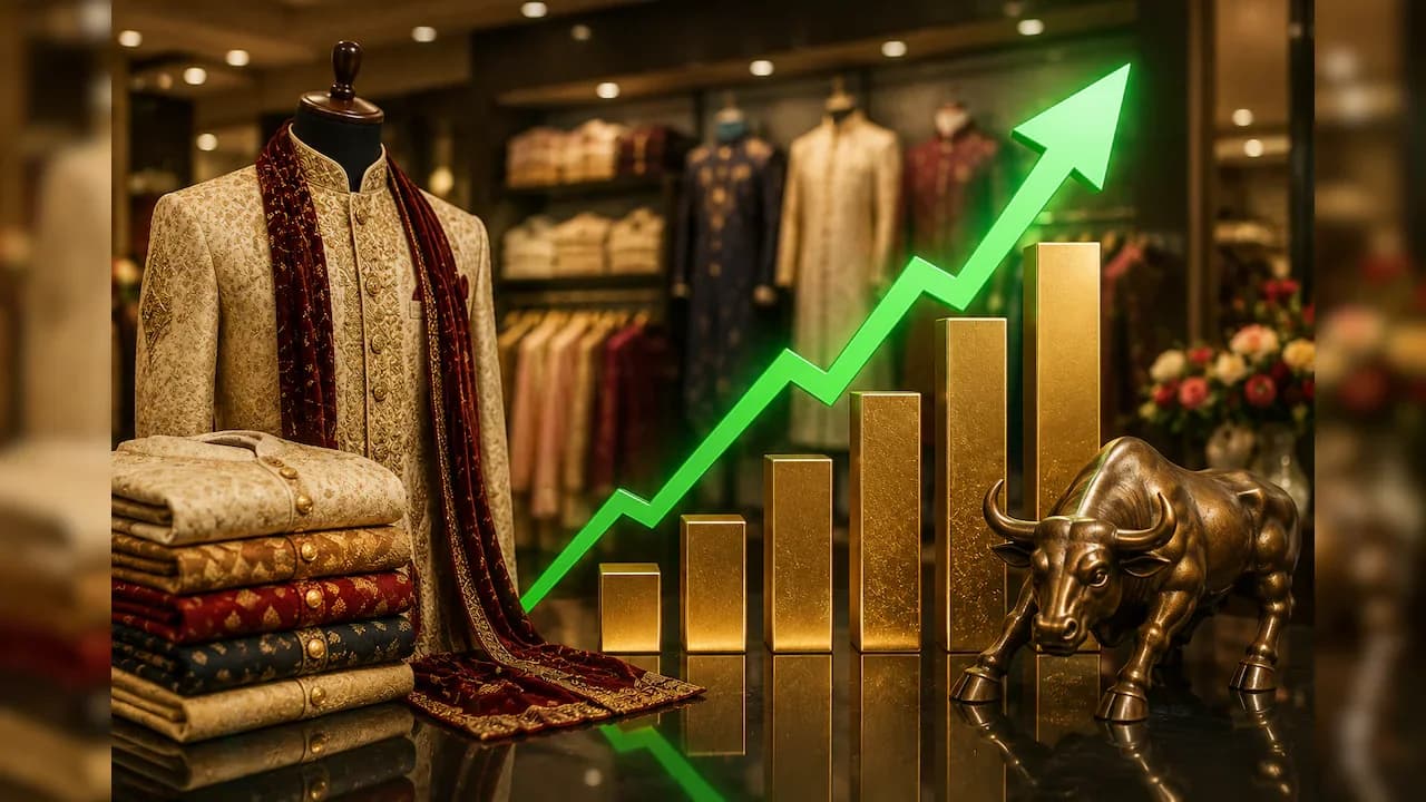 Vedant Fashions Surges 5% on Strong Q1 Results, 26% Monthly Gains