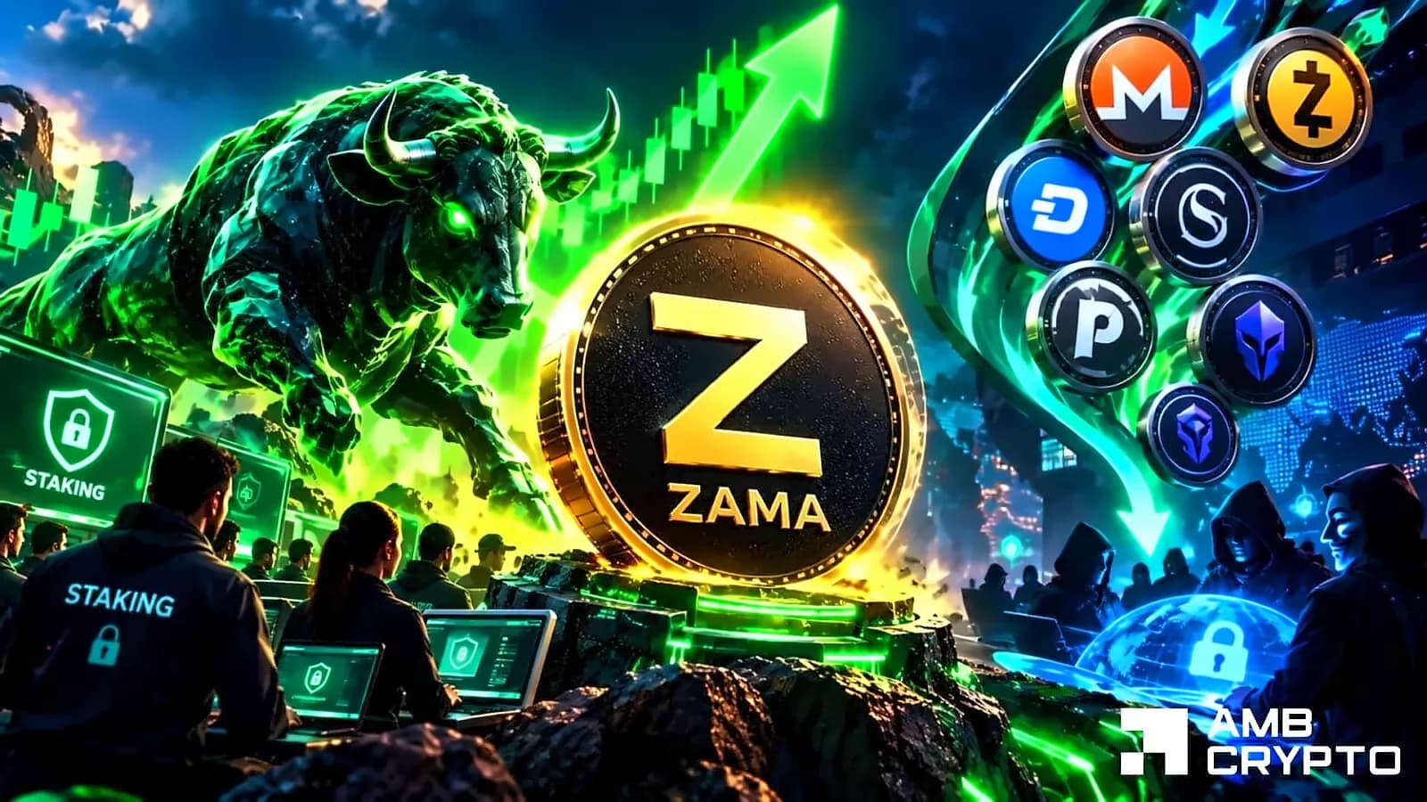 ZAMA crypto extends 117% rally amid $52M leverage positioning