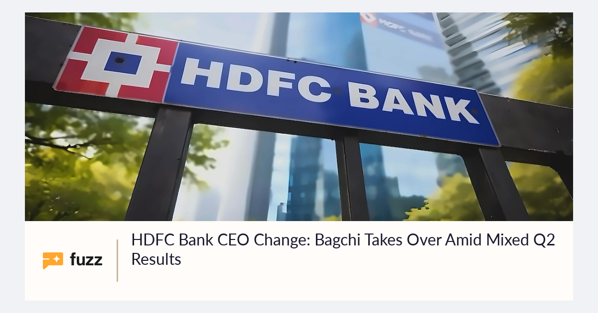 HDFC Bank CEO Change: Bagchi Takes Over Amid Mixed Q2 Results