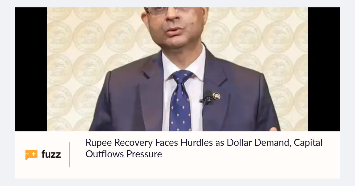 Rupee Recovery Faces Hurdles as Dollar Demand, Capital Outflows Pressure