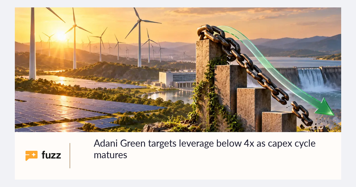 Adani Green targets leverage below 4x as capex cycle matures