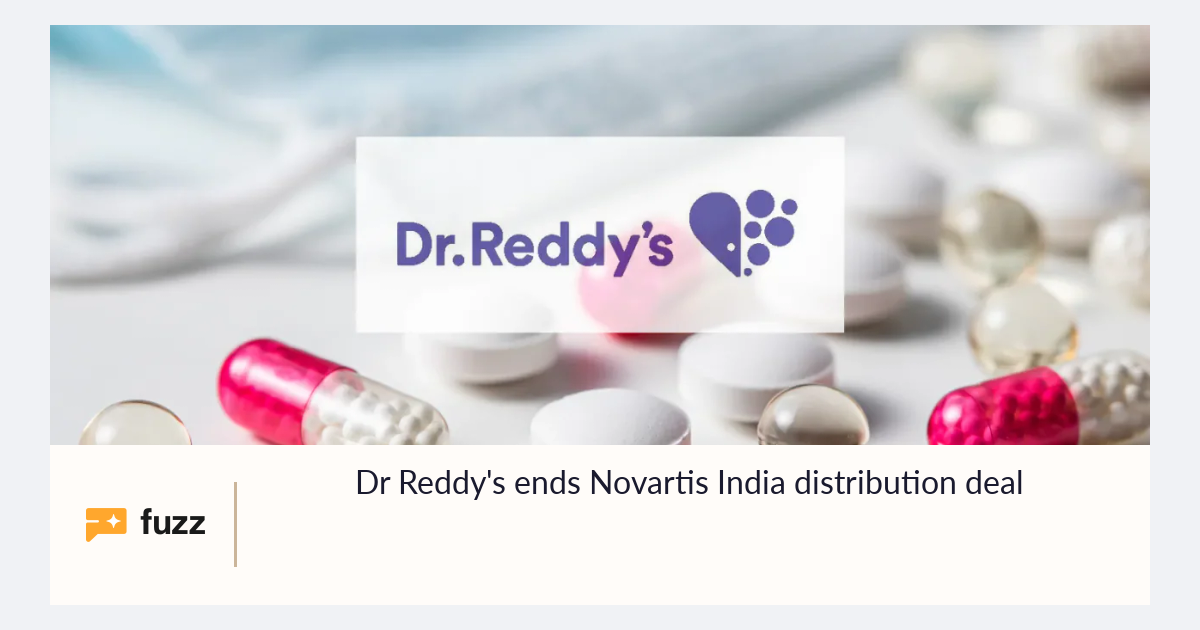 Drp Reddy Dr Reddy's ends Novartis India distribution deal