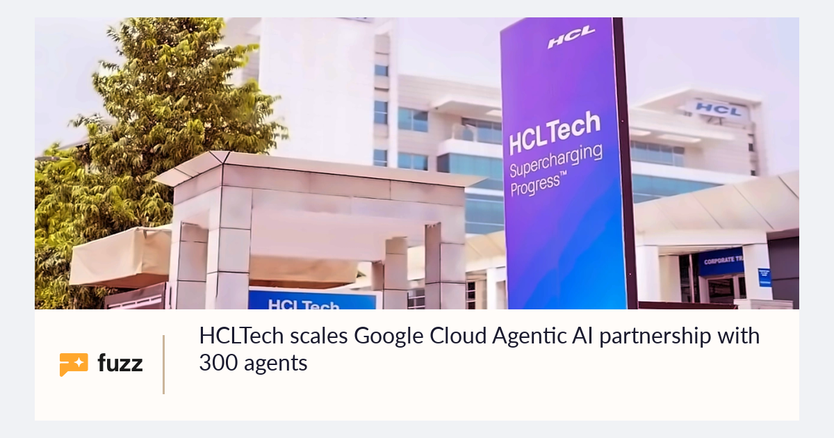 HCLTech scales Google Cloud Agentic AI partnership with 300 agents