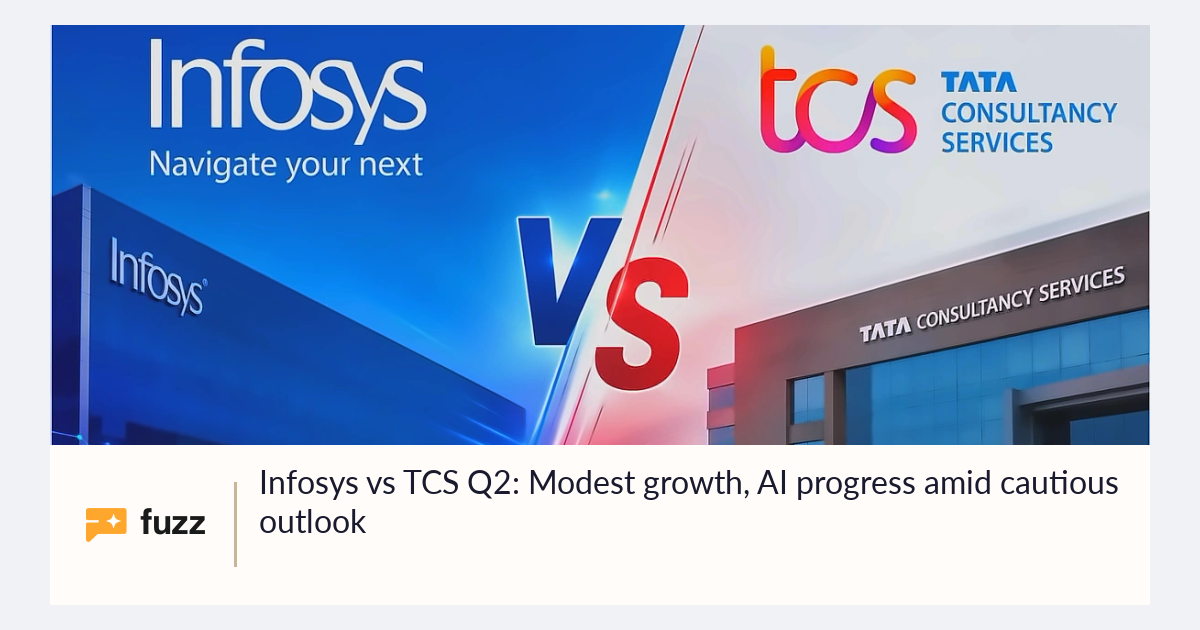 Infosys vs TCS Q2: Modest growth, AI progress amid cautious outlook